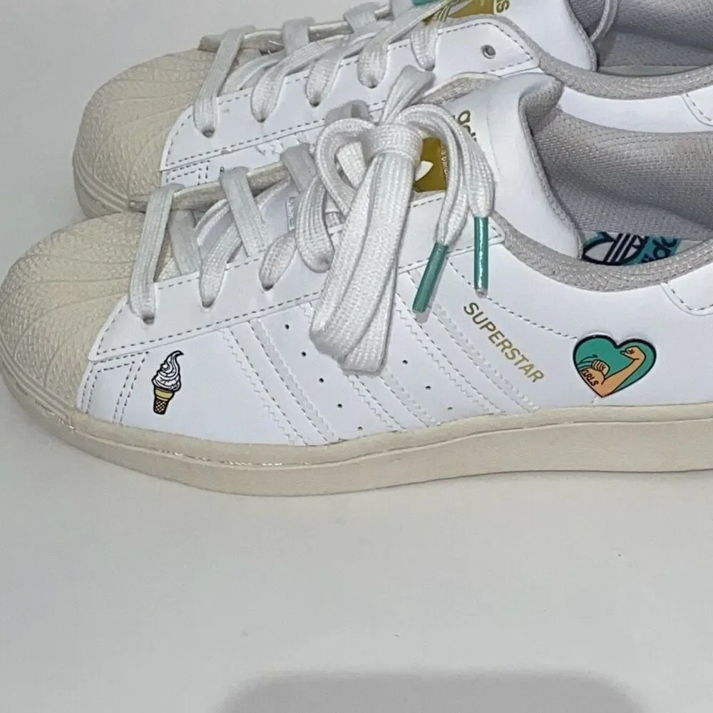 adidas women white